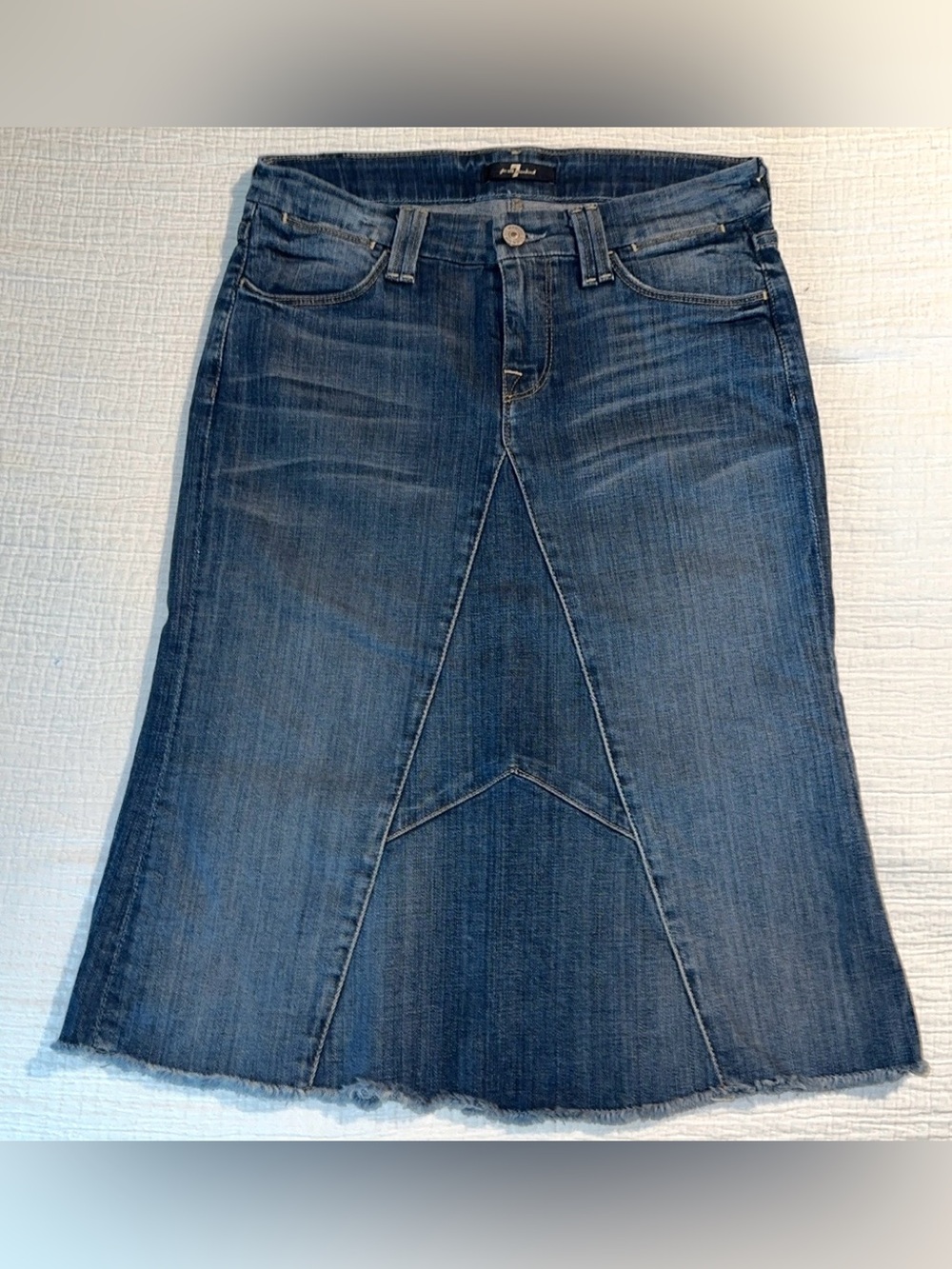 7 For All Mankind Women’s Denim Skirt